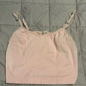 Amelia Pumping & Nursing Crop Cami | Petal Pink - Large